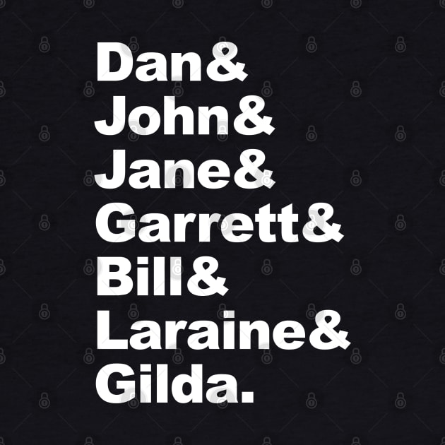 The Greatest SNL cast: Experimental Jetset style by Jimb Fisher Art